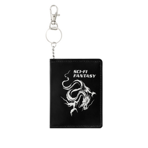 Sci-Fi Fantasy Dragon Wallet Black