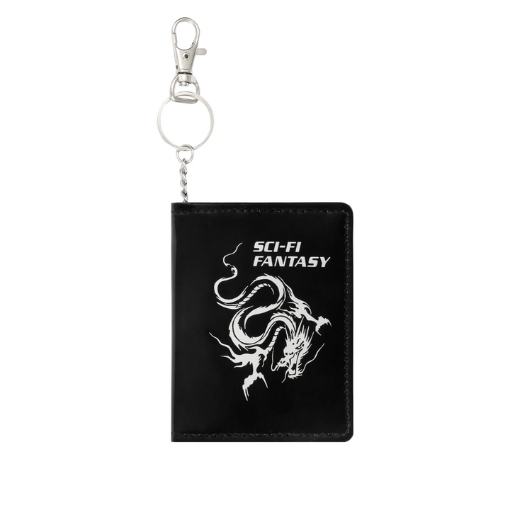 Sci-Fi Fantasy Dragon Wallet Black