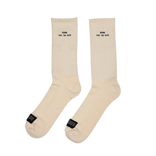 Song For The Mute Socks White