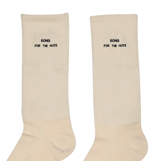 Song For The Mute Socks White