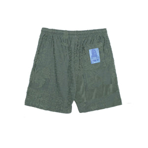 Jungles Jungles | Symbols Terry Towelling Shorts | Green | SH-SYM-TT