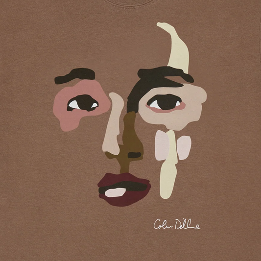 Kidsuper Shaped Face T-Shirt Espresso