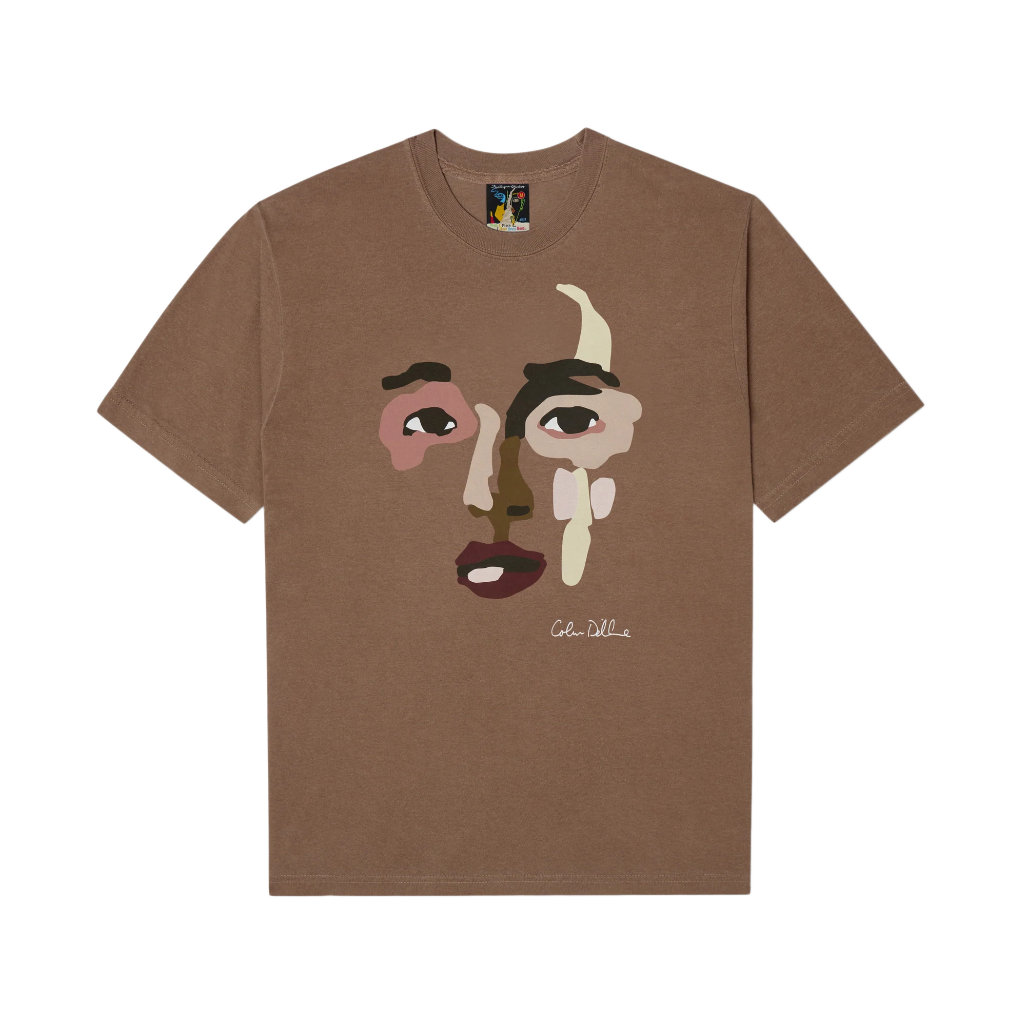 Kidsuper Shaped Face T-Shirt Espresso