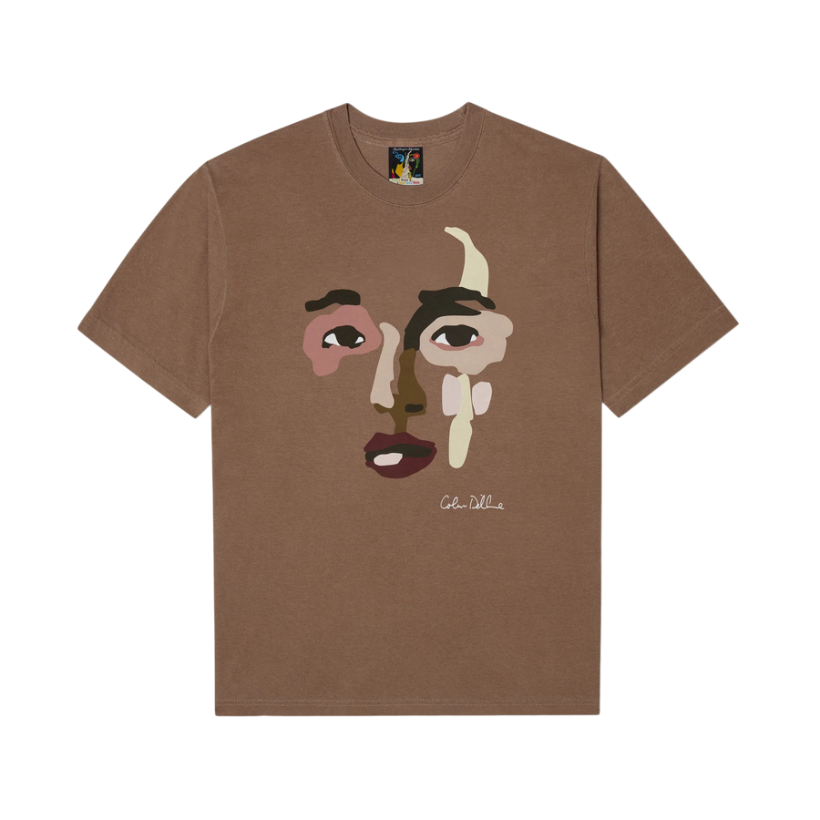 Kidsuper Shaped Face T-Shirt Espresso