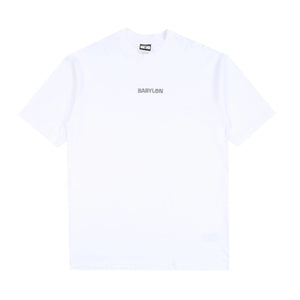 Babylon LA Shop T Grey Logo T-Shirt White