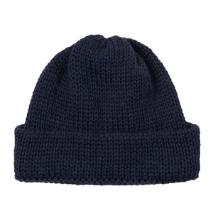 Universal Works Short Watch Cap Navy