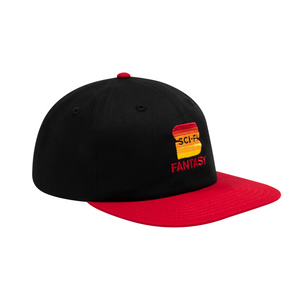 Sci-Fi Fantasy "S" Hat Black/Red