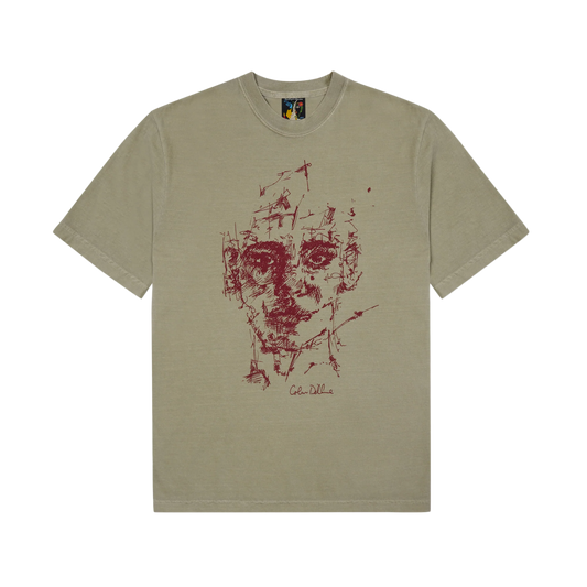Kidsuper Sketched Face T-Shirt Sandstone