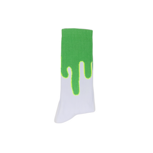 Members of The Rage Slime Socks Lime Green