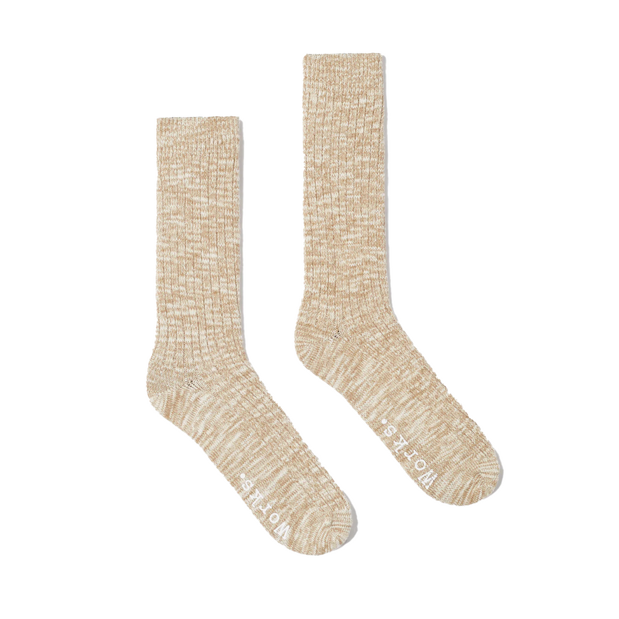 Universal Works Slub Sock Dk Sand