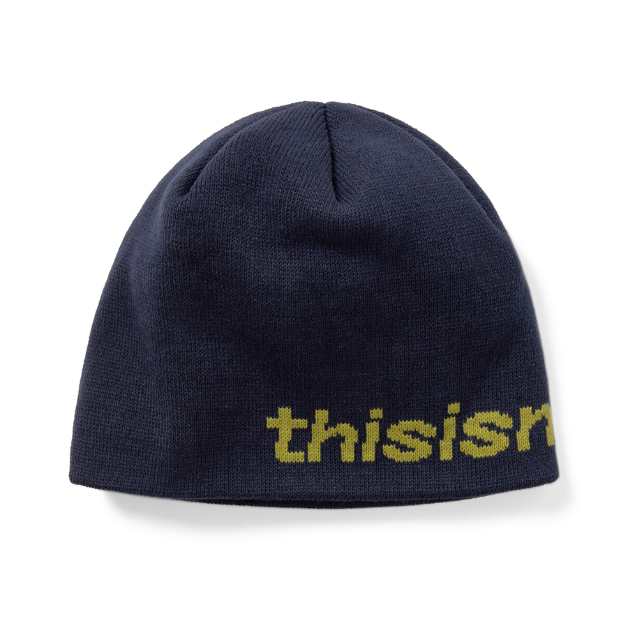thisisneverthat SP-Logo No Cuff Beanie Navy