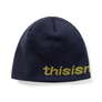 thisisneverthat SP-Logo No Cuff Beanie Navy