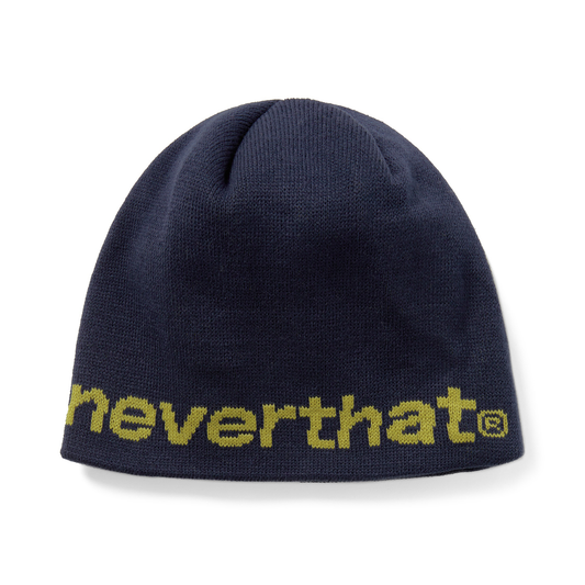 thisisneverthat SP-Logo No Cuff Beanie Navy
