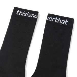 thisisneverthat SP-Logo Socks 3Pack Black