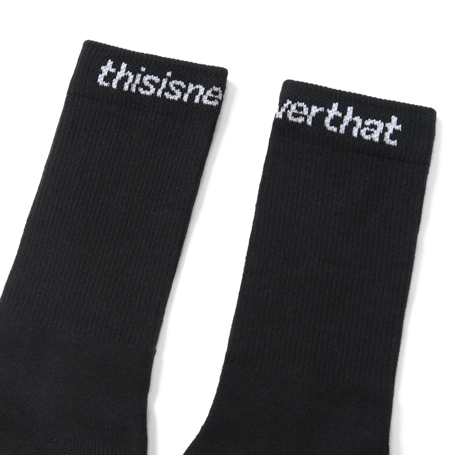 thisisneverthat SP-Logo Socks 3Pack Black