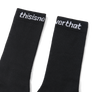 thisisneverthat SP-Logo Socks 3Pack Black