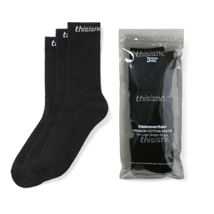 thisisneverthat SP-Logo Socks 3Pack Black