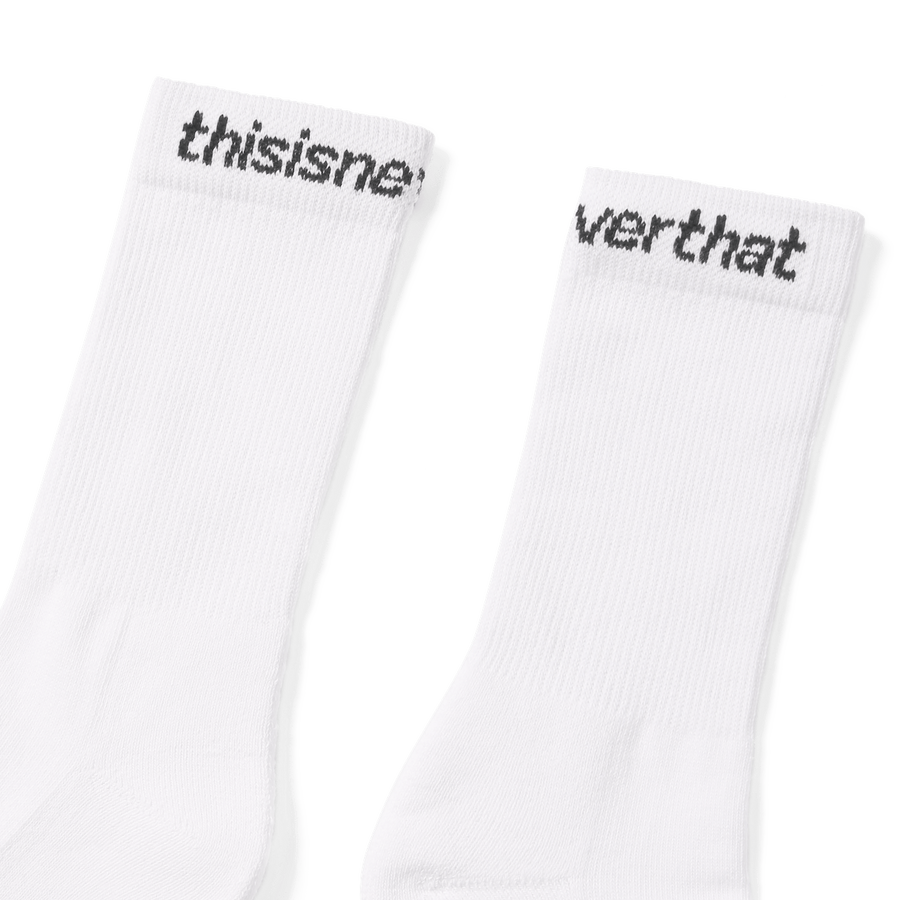 thisisneverthat SP-Logo Socks 3Pack White