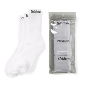 thisisneverthat SP-Logo Socks 3Pack White