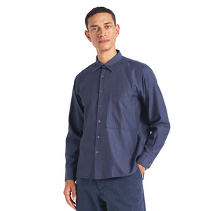 Universal Works Square Pocket Shirt Navy