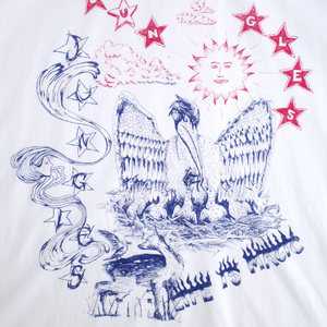 Jungles Jungles Scribbles Short Sleeve Tee White SS-MGC-WHT