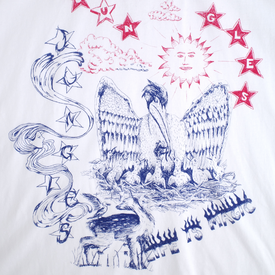 Jungles Jungles Scribbles Short Sleeve Tee White SS-MGC-WHT