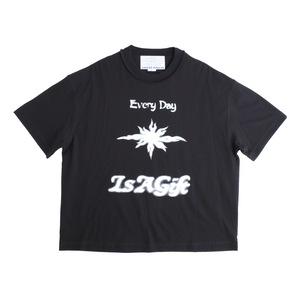 Jungles Jungles Everyday Is A Gift Reversible Tee Black SS-GIFT-REV-BLK