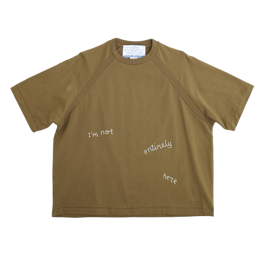 Jungles Jungles Not Here Tee Olive Green SS-NEH-OLV