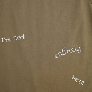 Jungles Jungles Not Here Tee Olive Green SS-NEH-OLV