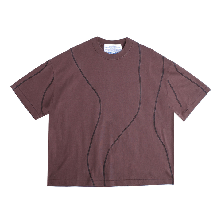 Jungles Jungles Overlock Stitch Tee Brown SS-OVL-BRN