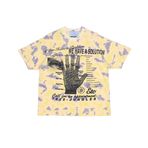 Jungles Jungles | Solutions Tie Dye Tee | Yellow | SS-SOL-TD