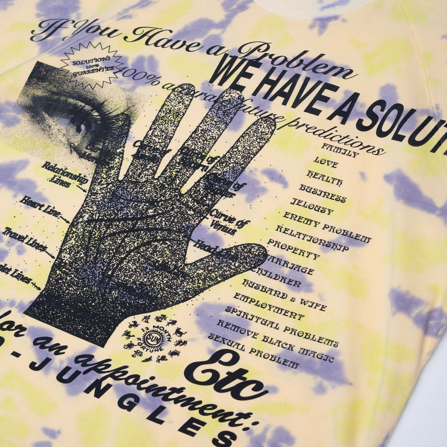 Jungles Jungles Solutions Tie Dye Tee Yellow SS-SOL-TD