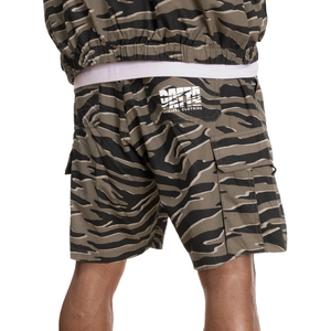 Patta Tiger Stripe Camo Cargo Ripstop Shorts Multi