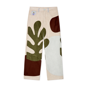 Kidsuper Suede patchwork Pant  SS25-PT-04