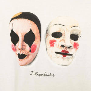 Kidsuper Masks Tee Cream  SS25-TEE-13