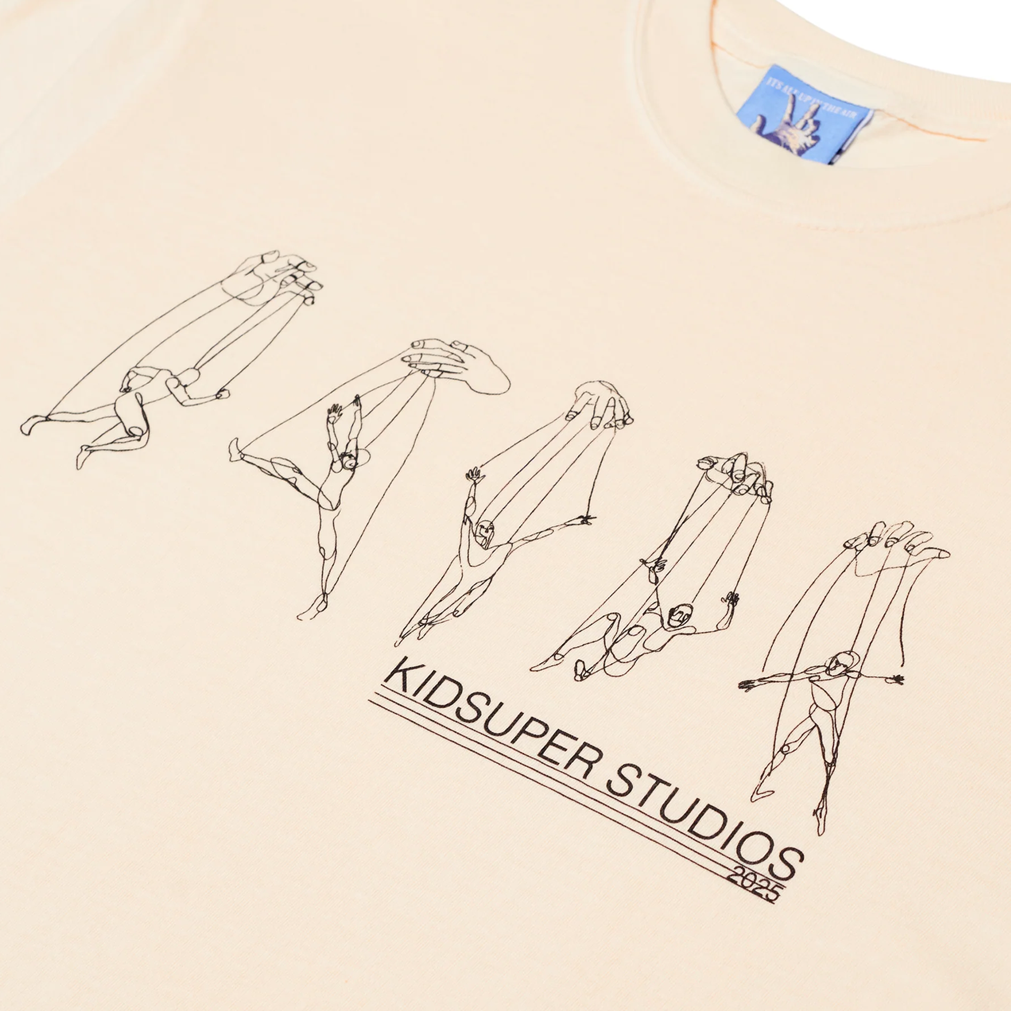 Kidsuper String Puppet Tee Cream  SS25-TEE-15