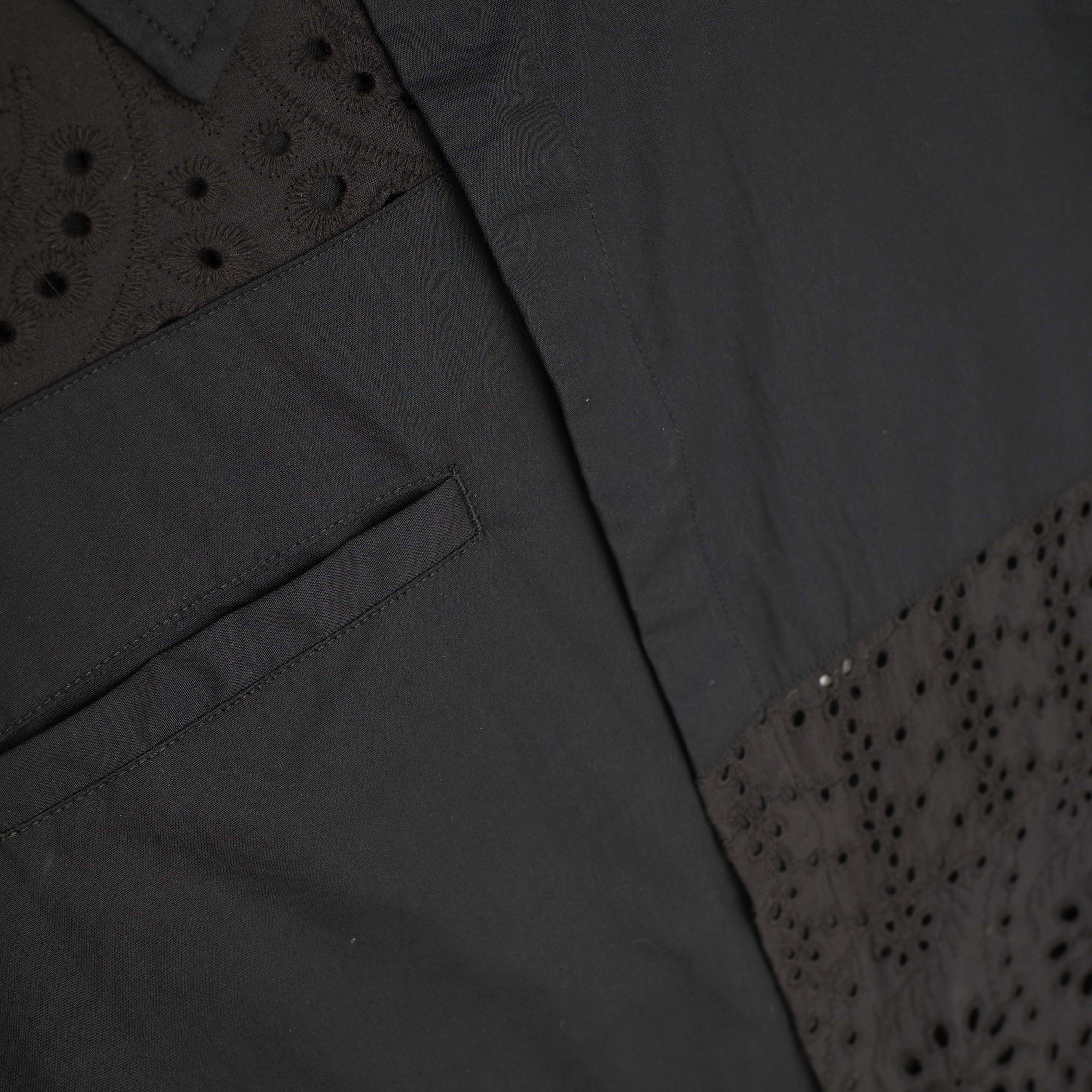 Jungles Jungles Lace Short Sleeve Button Up