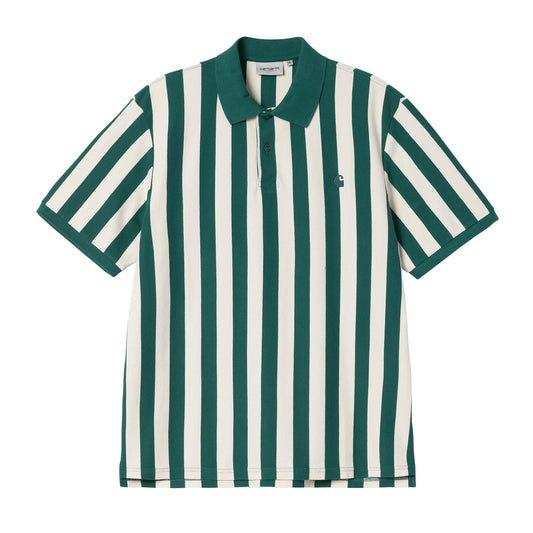 Carhartt S/S Boynton Polo Boynton Stripe Jacquard/Rainforest I034567.2POXX