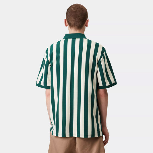 Carhartt S/S Boynton Polo Boynton Stripe Jacquard/Rainforest I034567.2POXX