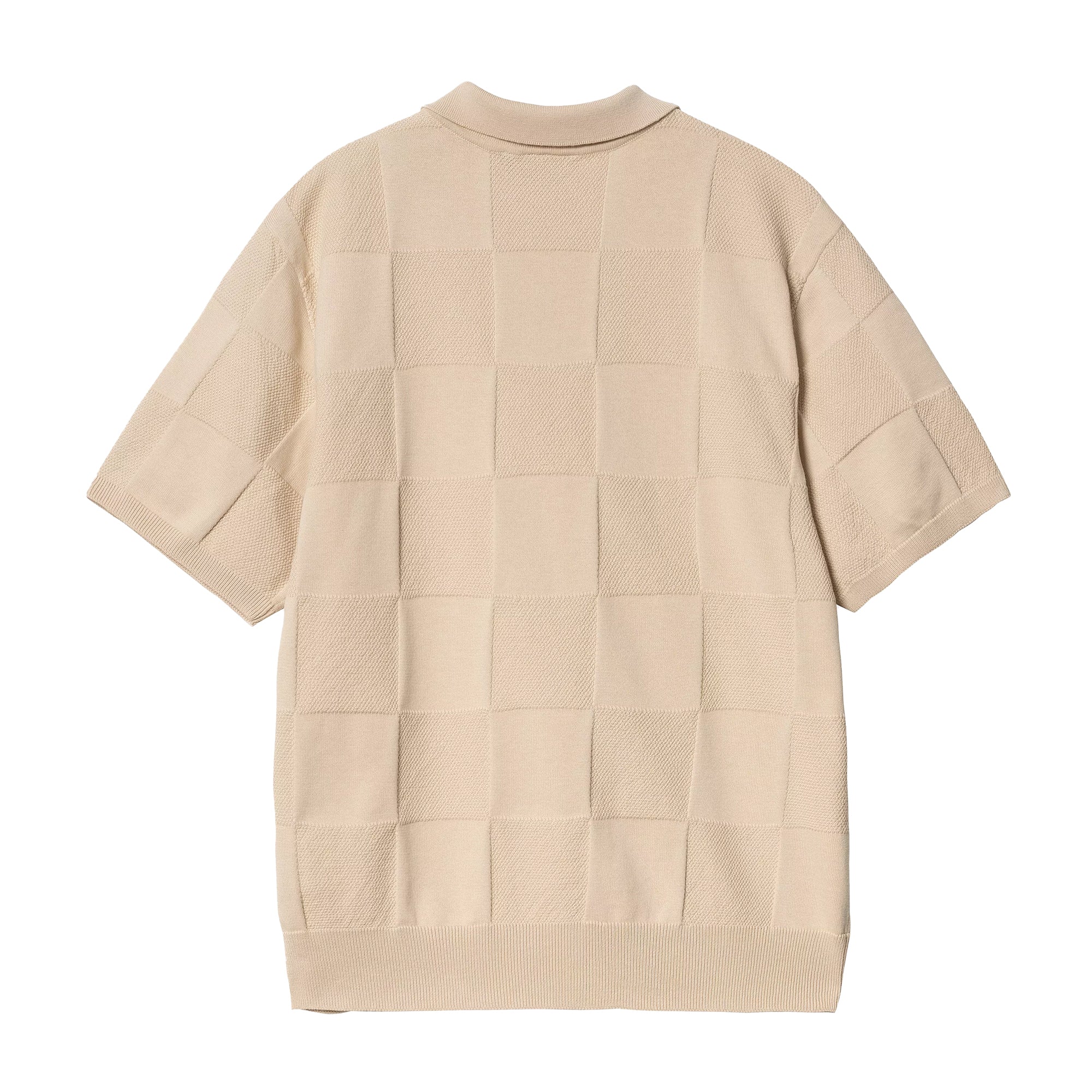 Carhartt S/S Checker Polo Fleur De Sel I034535.2LPXX