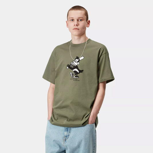 Carhartt S/S Home Run T-Shirt Dollar Green I034712.667XX