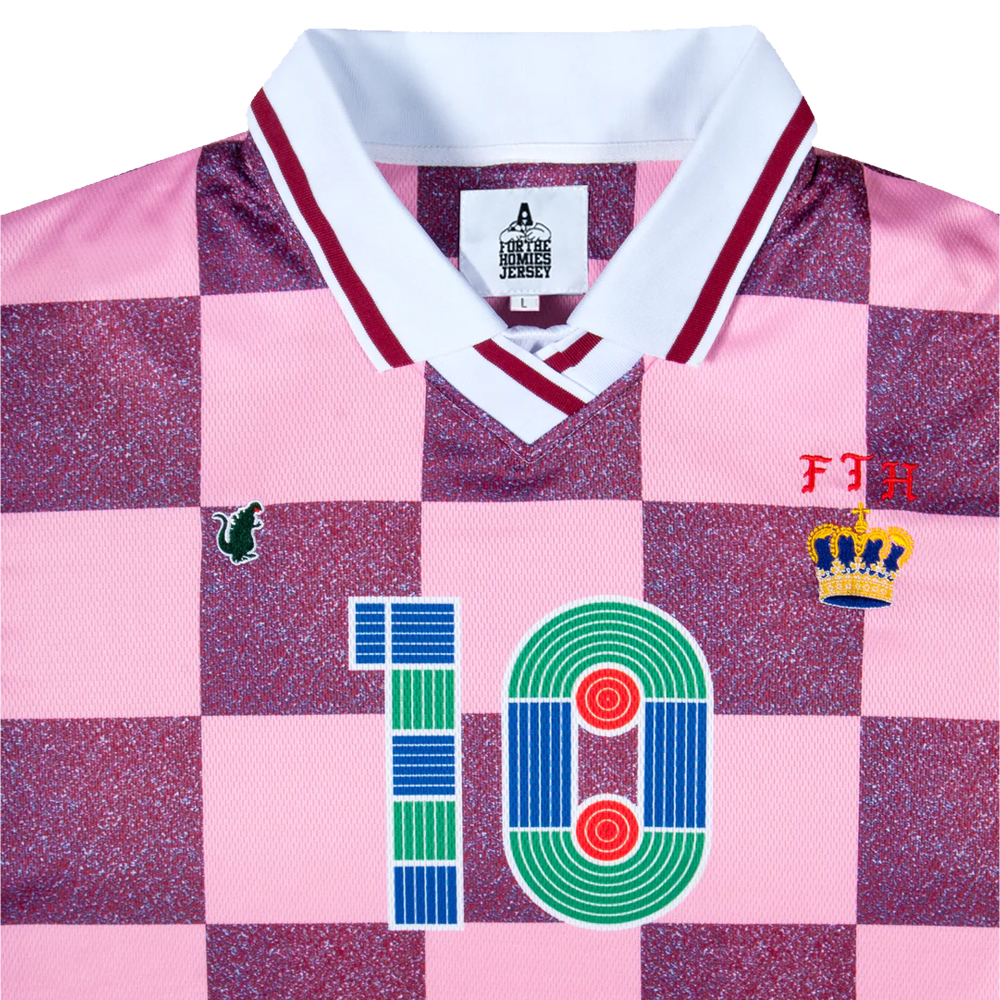 For The Homies Static Soccer Jersey Cherry