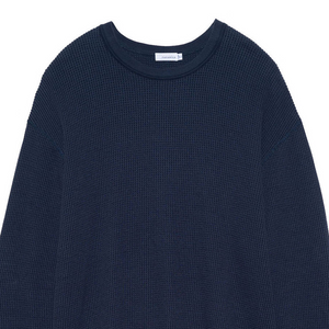 Nanamica Crew Neck L/S Thermal Tee Navy