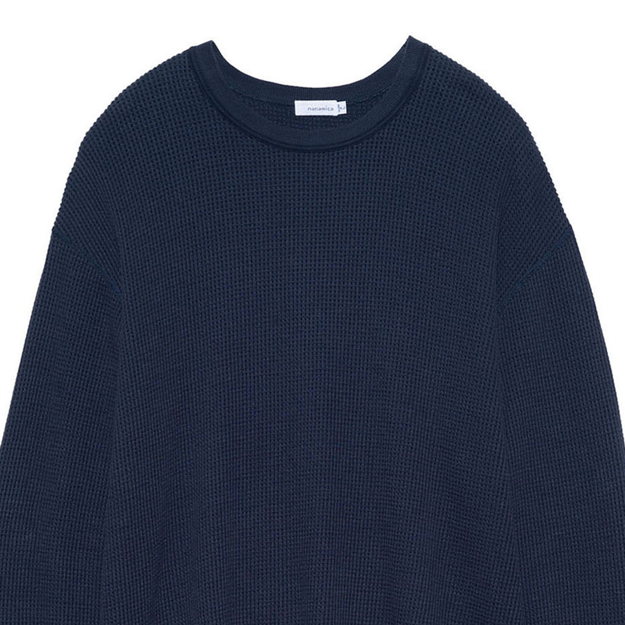 Nanamica Crew Neck LS Thermal T-Shirt Navy