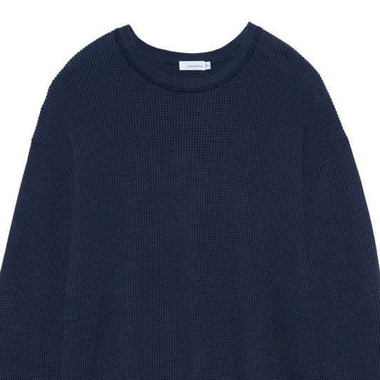 Nanamica Crew Neck LS Thermal T-Shirt Navy