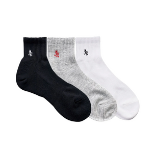 Gramicci Basic Short Socks 3Pack Multi