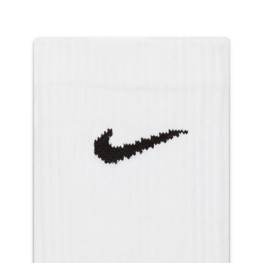 Nike Everyday Plus Cushioned Training Crew Socks (3 Pairs) White/Black SX6888-100