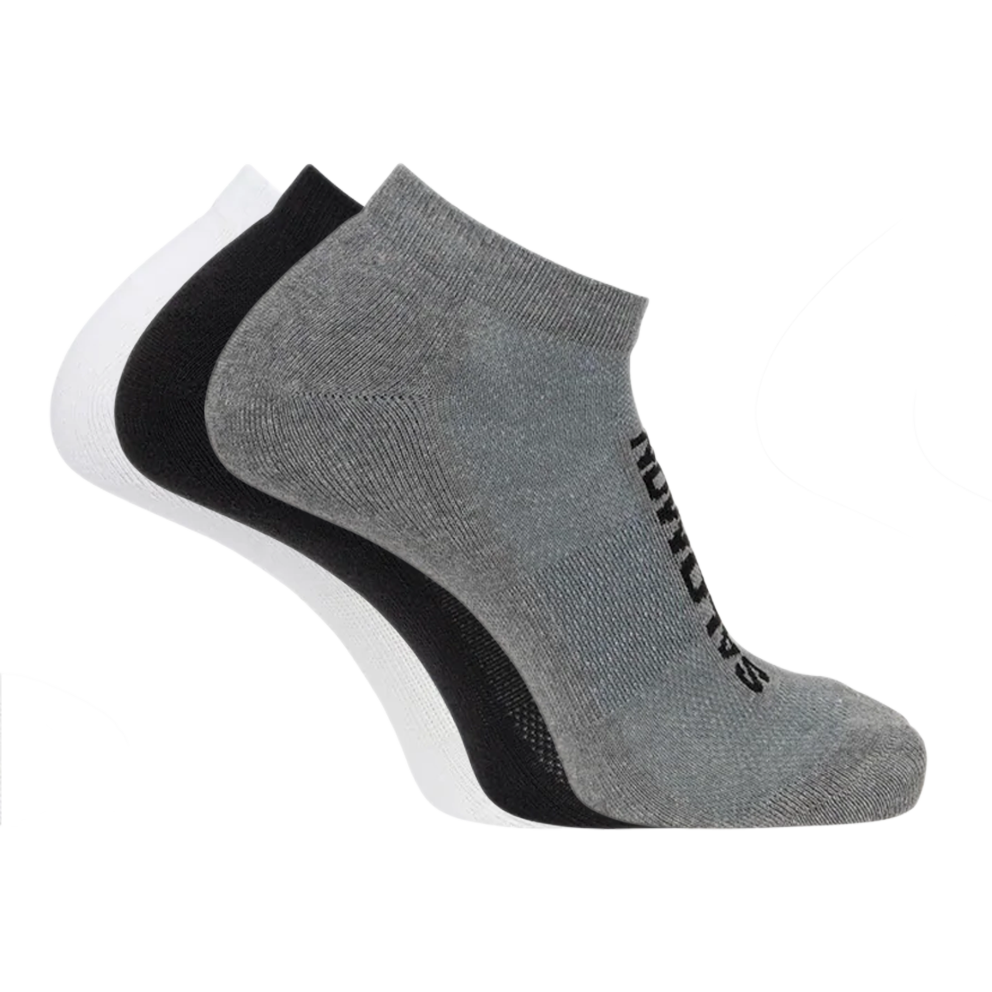 Salomon Everyday Low 3-Pack Black/White/Med Grey Melange LC2087100