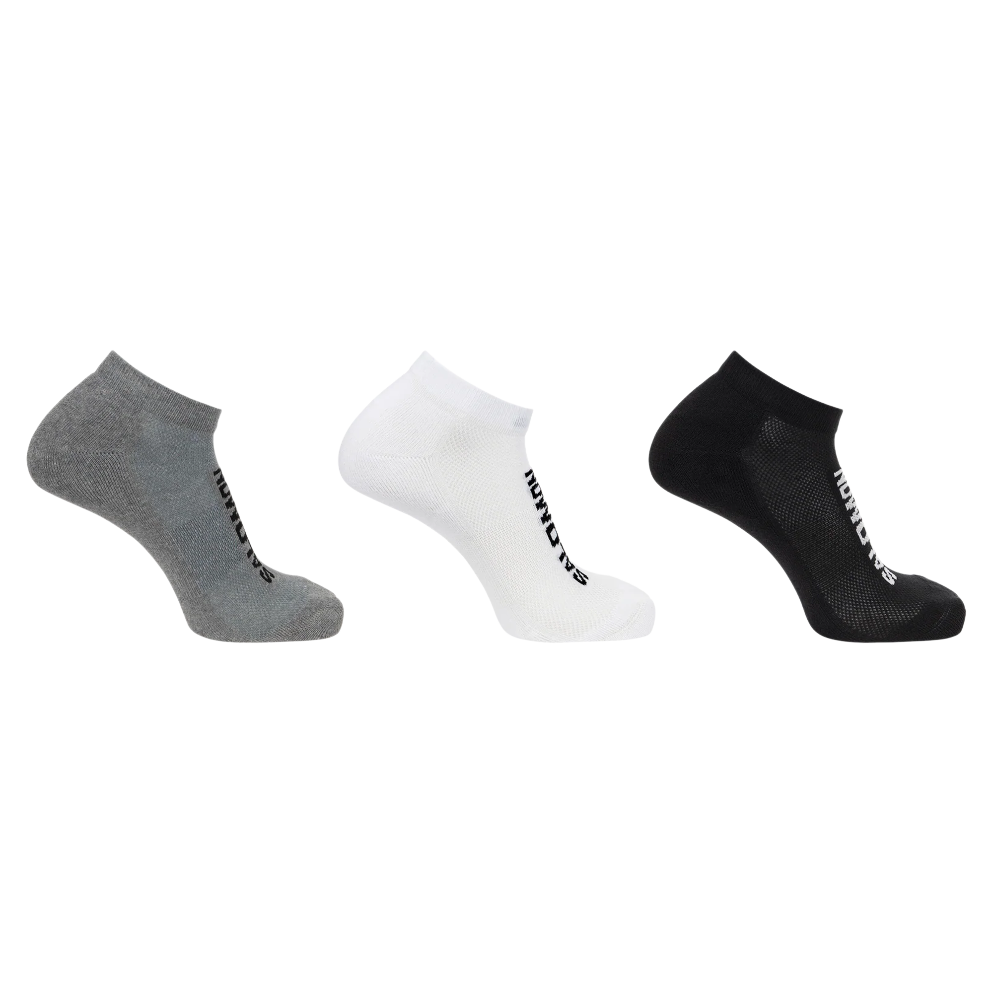 Salomon Everyday Low 3-Pack Black/White/Med Grey Melange LC2087100