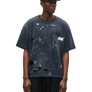 Neighborhood Savage Crewneck-P S/S Black